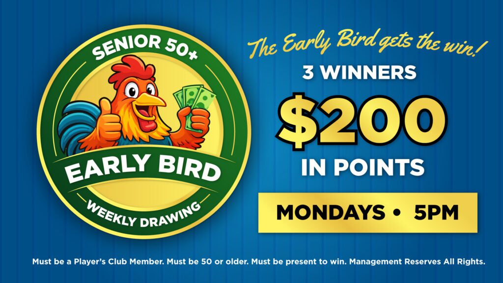 4.26 Senior Early Bird Drawing (TV)