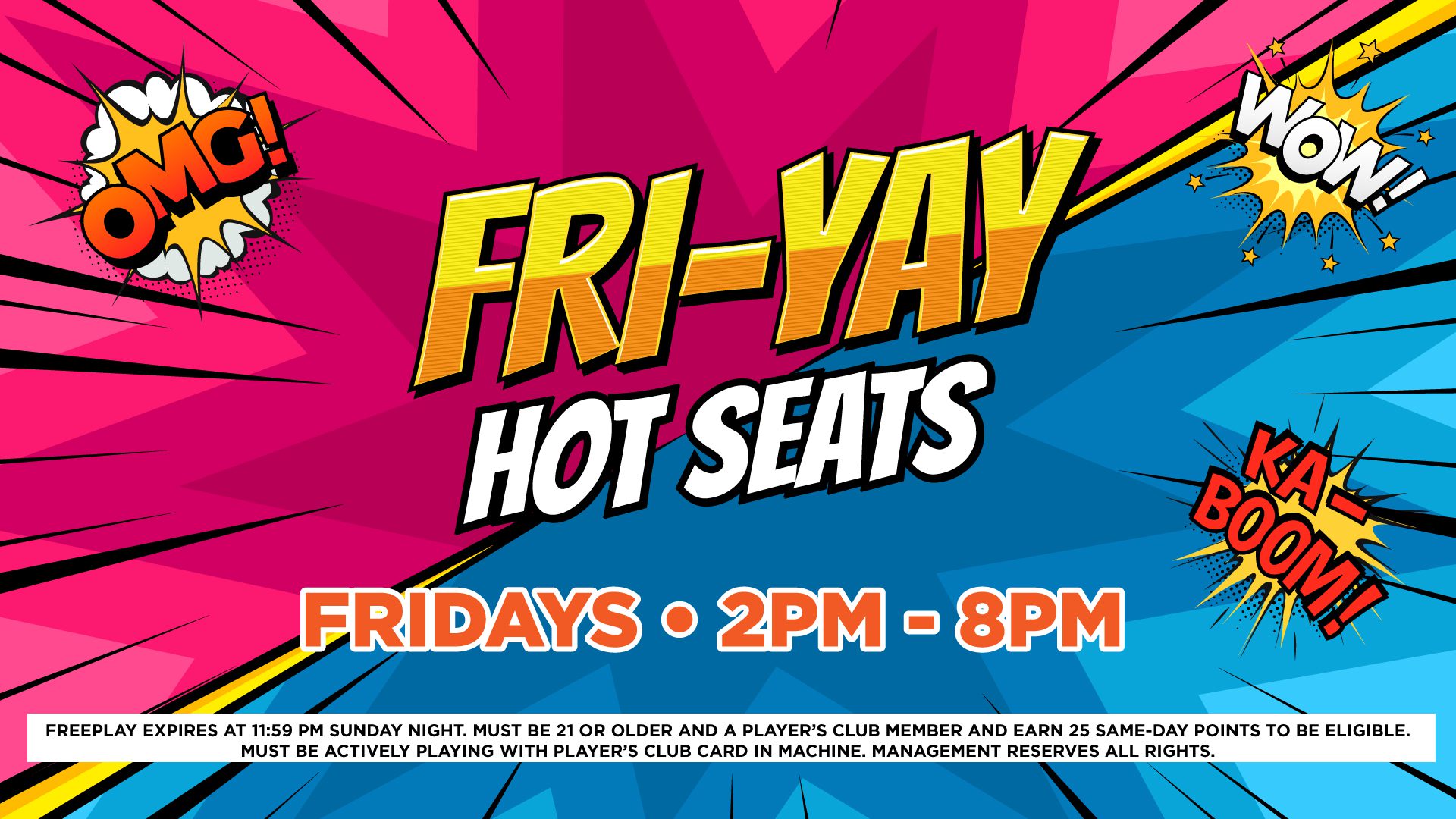 5.25 FRI YAY Hot Seats (TV)