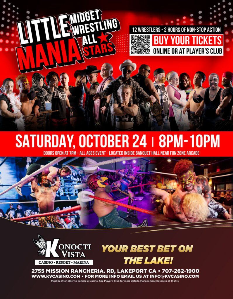 10.24.26 Little Mania Midget Wrestling All Stars (Poster)